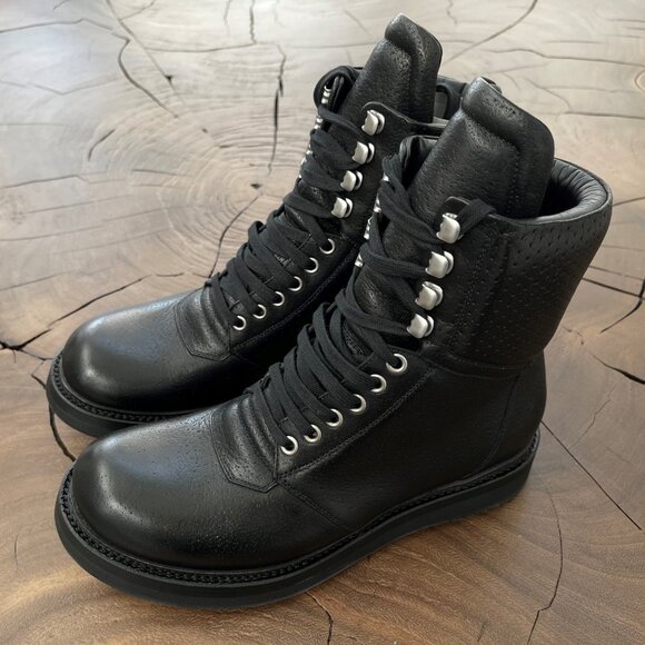 Rick Owens - Bull Leather Cat Creeper Hiking Boot Performa FW20 GRAIL - Picture 3 of 12